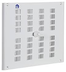 [80630] Renson 4032 opbouwrooster afsluitbaar 175x150 wit