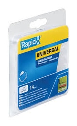 [83575] Rapid lijmpatronen transparant 12mm