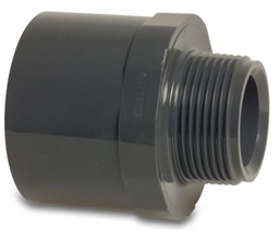 [83607] Druk PVC puntstuk 50/63mm x 5/4M