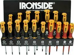 [49881] SET 17 SCHROEVENDRAAIERS OP STAANDER IR120555