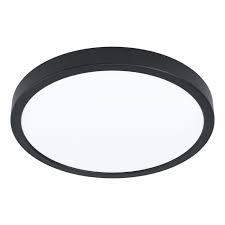 [93846] Eglo Fueva 5 LED opbouwarmatuur 285mm zwart + sensor 2400lm 3000K