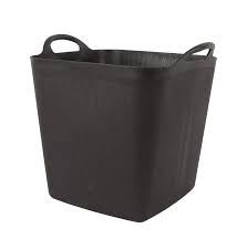 [95791] Flexibele kuip zwart eco friendly 16L