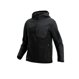 [96014] Safety Jogger Oak hoodie zwart/grijs