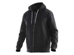 [96049] Jobman 5155 - Vintage hoodie gevoerd zwart/donkergrijs