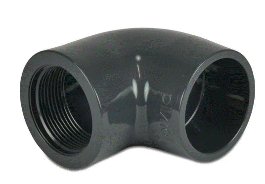 [96181] Druk PVC bocht 32mm x 4/4F