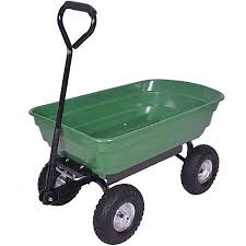 [96366] Tuinkar met kipbak - 94,5x50,5x21cm