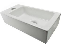 [96421] Fontein trevi 36x18x9cm wit - links