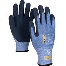 [96972] OX-ON werkhandschoen junior 1600 blauw 4/6