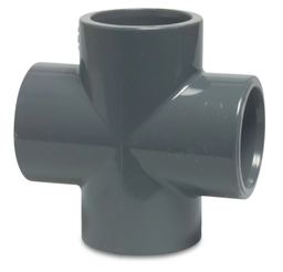 [51851] Druk PVC kruisstuk 63mm