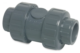 [51856] Druk PVC terugslagklep 32mm