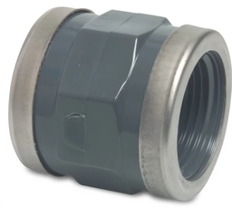 [57591] Druk PVC mof 5/4 m/verstevigingsring