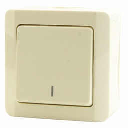 [68449] Profile opbouw schakelaar 2P wit