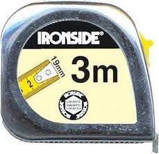 [70262] Rolmeter 3Mx19mm verchroomd ABS