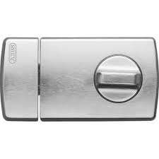 [74981] Abus 2110 deuropzetslot met kierstandhouder zilver