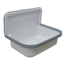 [07721] Alape uitgietbak stahlform Contra wit